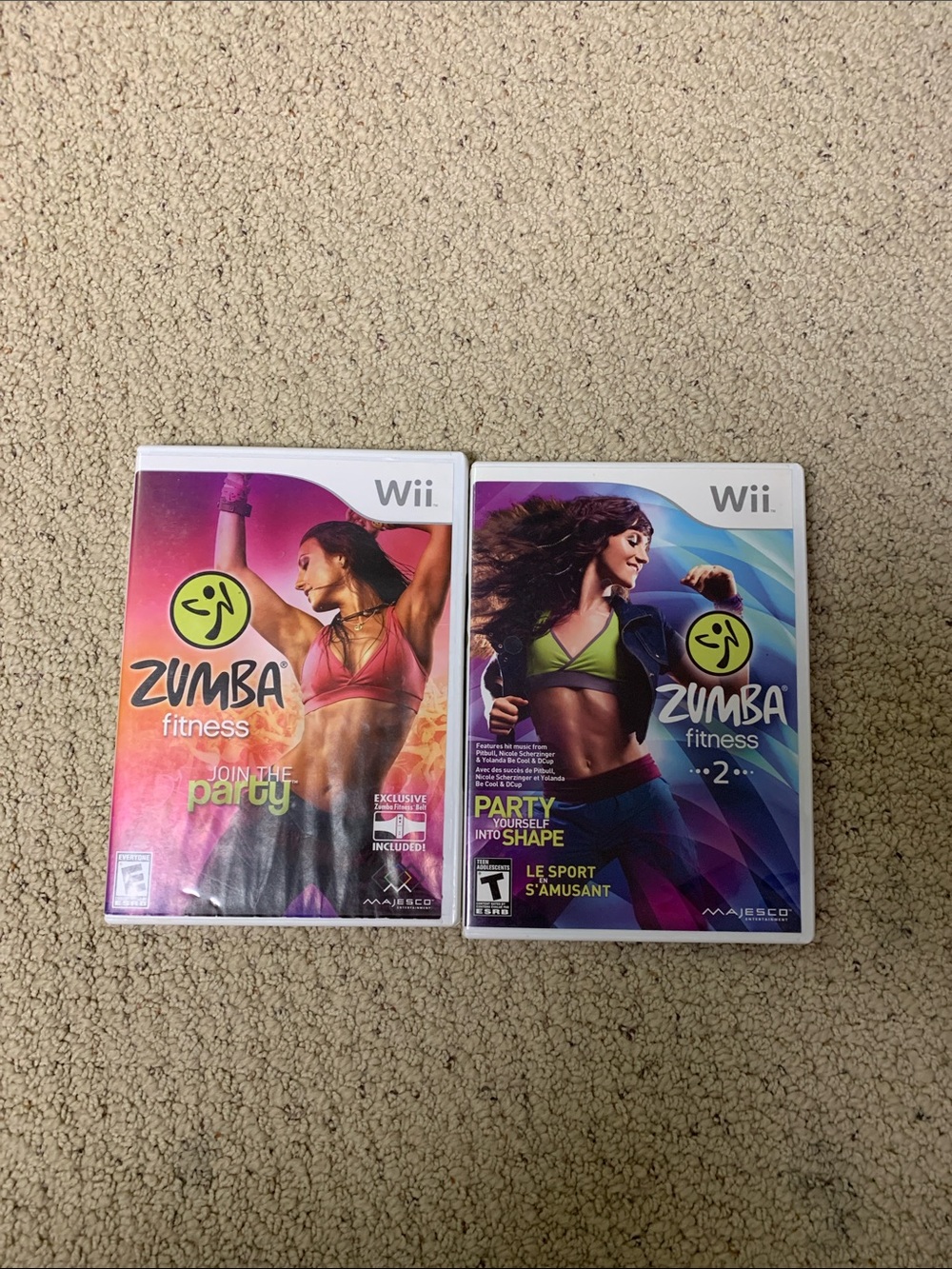 Zumba Fitness 1&2 for Nintendo Wii Games